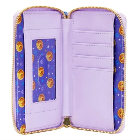 NWT Loungefly Disney Hercules Muses Clouds Zip Around Wallet - Picture 9 of 9